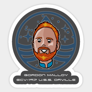 GORDON MALLOY Sticker